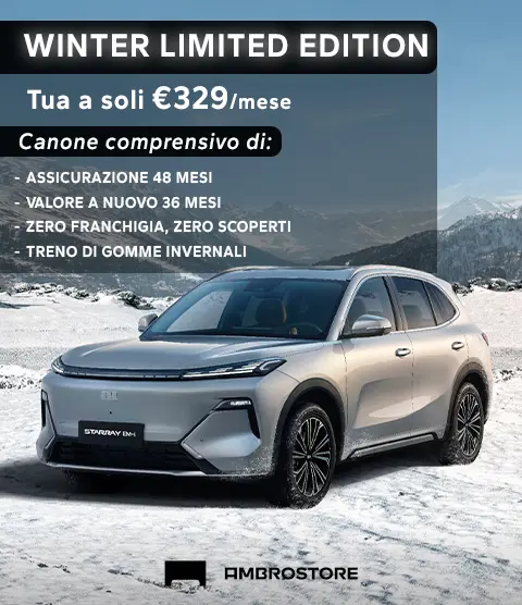 Promozione Ambrostore Geely Starray Em I Winter Limited Edition Milano Pronta Consegna