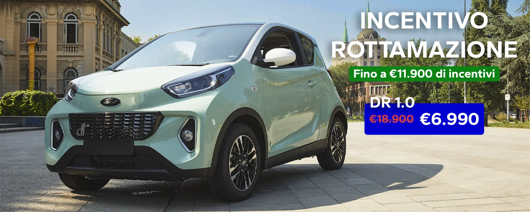 Dr 1 Ambrostore Milano Concessionario Promozione Banner Orizzontale Incentivi Statali