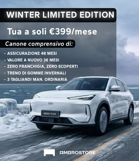 Promozione Ambrostore Geely EX5 Winter Limited Edition Milano Pronta Consegna